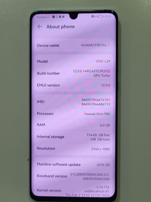 Huawei P30 PRO Impecabil ca Nou Poze Reale 128/6 RAM