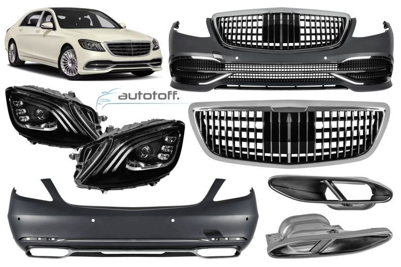 Pachet exterior compatibil Mercedes S-Class W222 (2013-2020) model MBH