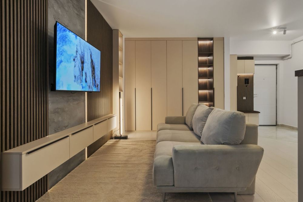 Premium apartament 2 cam\\ mobilat lux\\zona 13 septembrie central \\ parcare dubla inclusa in pret