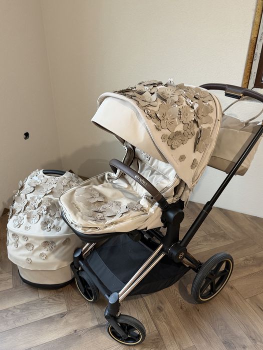 Cybex Simply Flowers Priam 4 rose gold