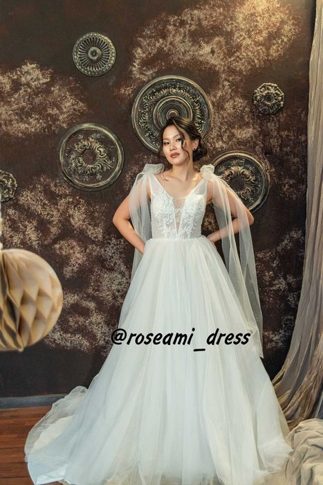 Красивое свадебное платье