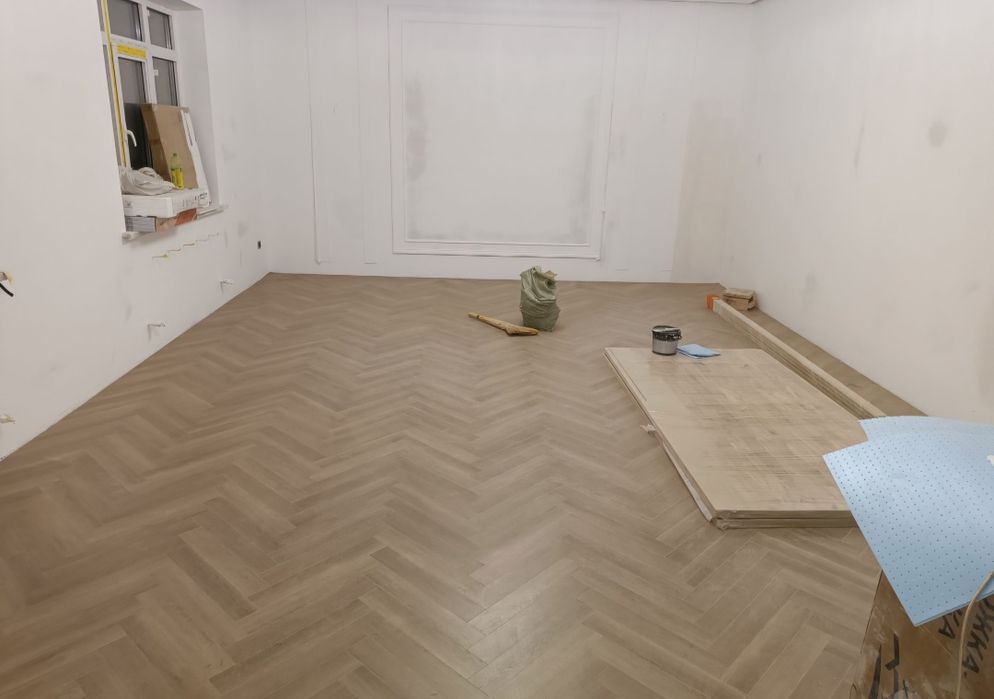 Укладка ламината Ёлочки