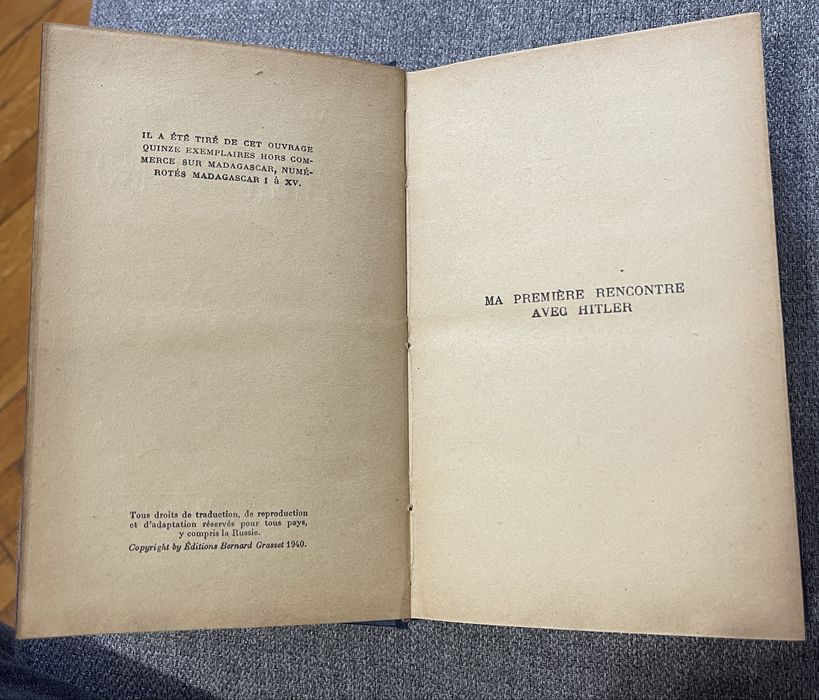 Hitler et Moi - OTTO STRASSER 1940