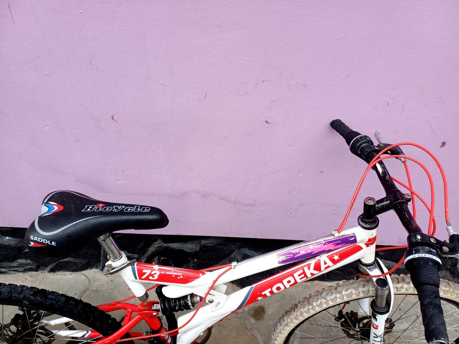 Bicicleta cu frane pe disc