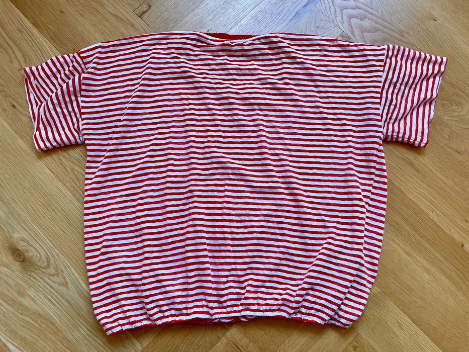 pepe jeans раирана crop тениска