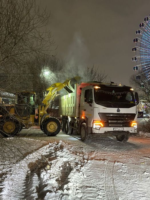 Вывоз снега мусора