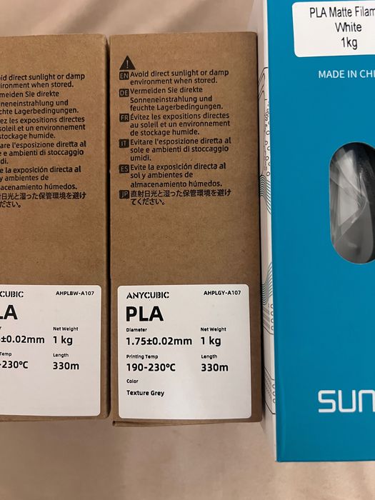 Filamente Sunlu/Anycubic PLA Diverse Culori