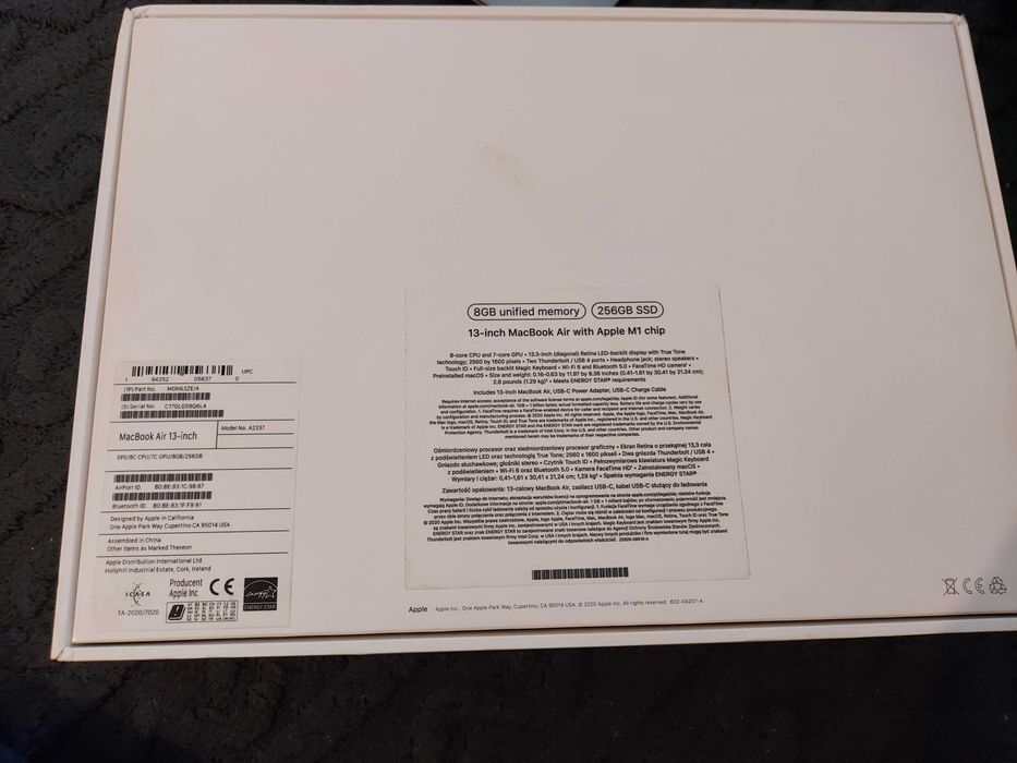 Laptop Apple macbook air 13