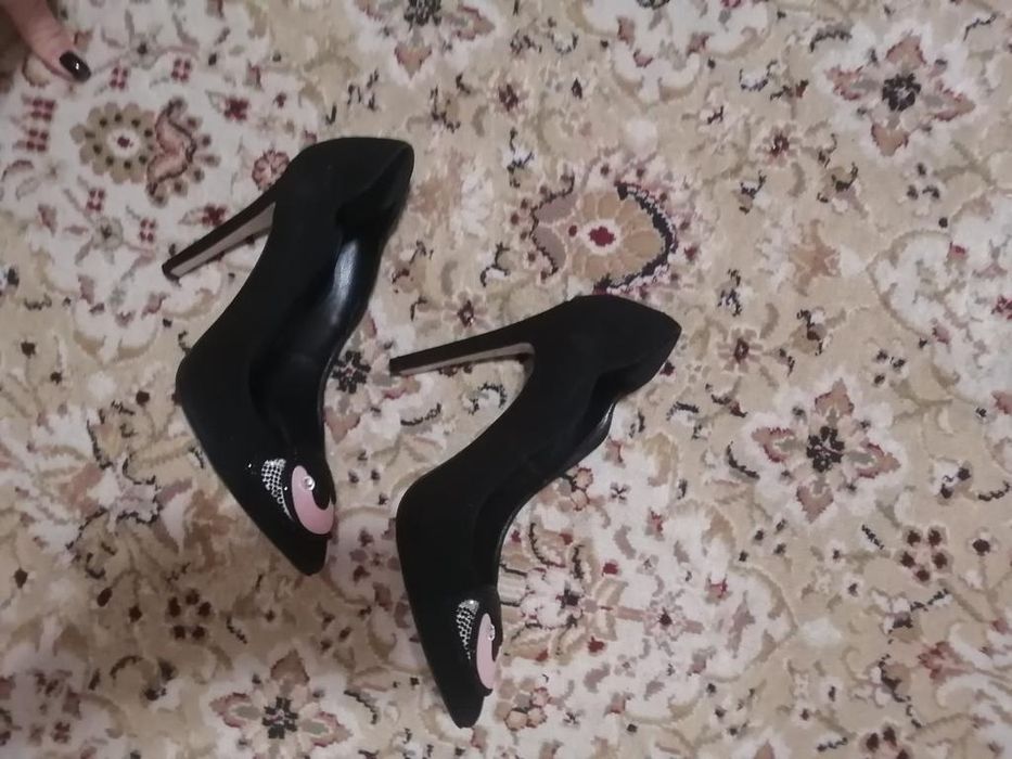 Туфли, натуральная замша