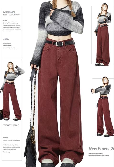 Штаны новые красные