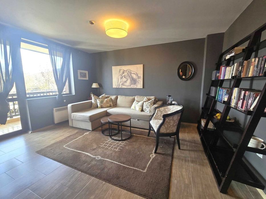 Обзаведен двустаен апартамент за продажба до ски лифта в Банско