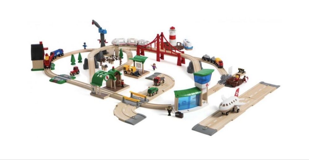Дървен комплект Brio Railway World  Deluxe Set