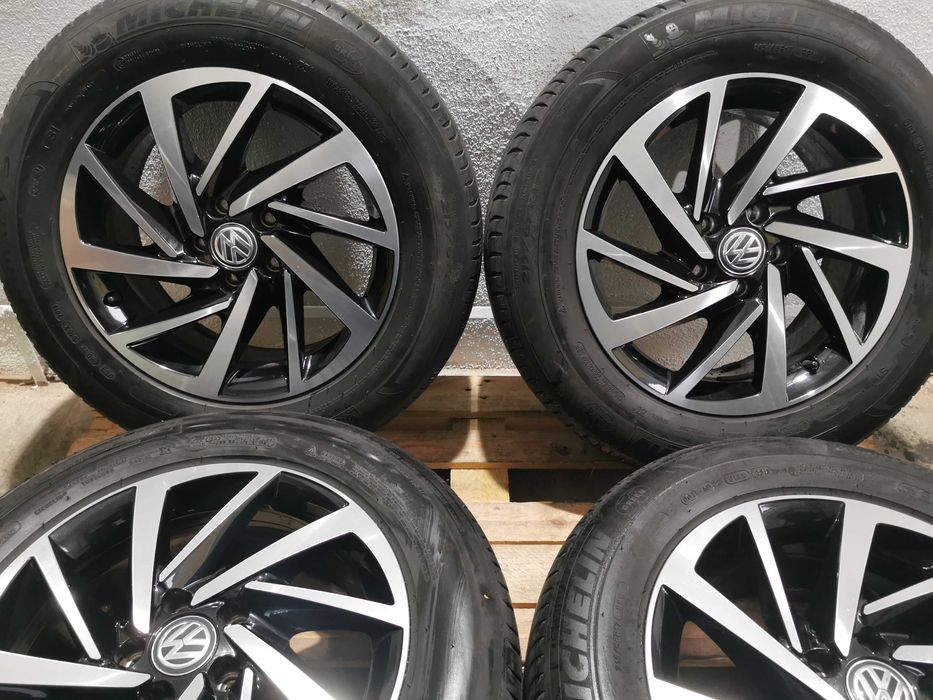 Jante Originale Vw Tiguan II .R 17 cu anvelope de vara