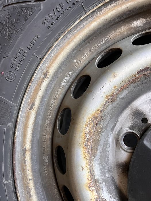 Jante Mercedes Sprinter Vw Crafter + 235/65/16 C , Barum , DOT 2024 !