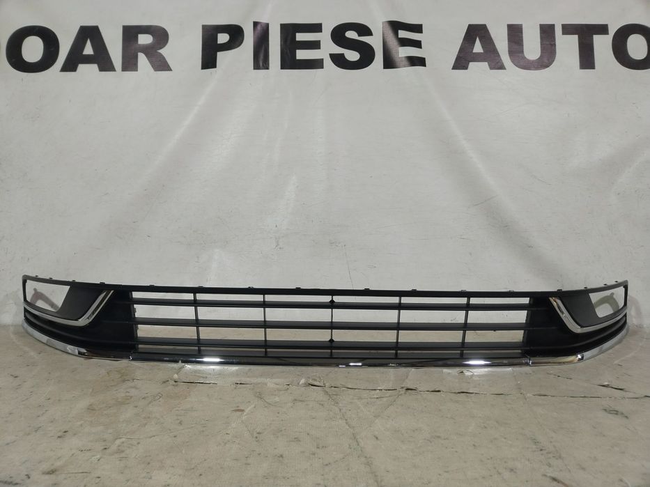 Grila inferioara + grilele proiector (set grile) bara fata VW Passat B7 2010, 2011, 2012, 2013, 2014, 2015