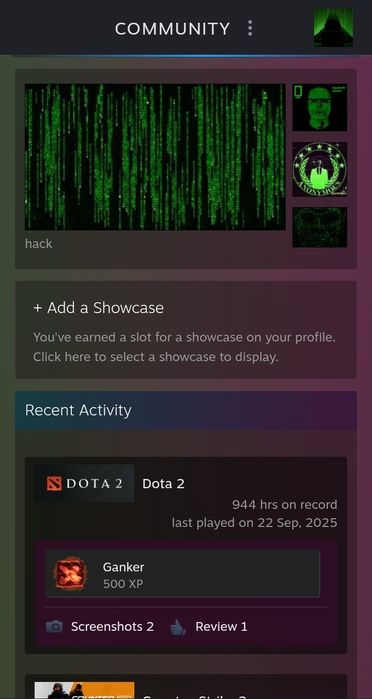 Steam account  DOTA2