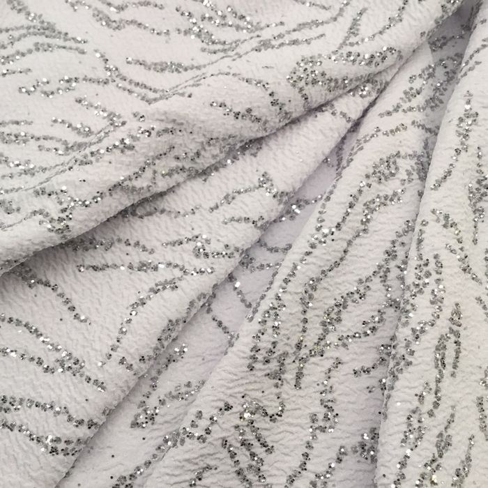 Tesatura / material elastic cu micro paiete pt rochie, dans sportiv