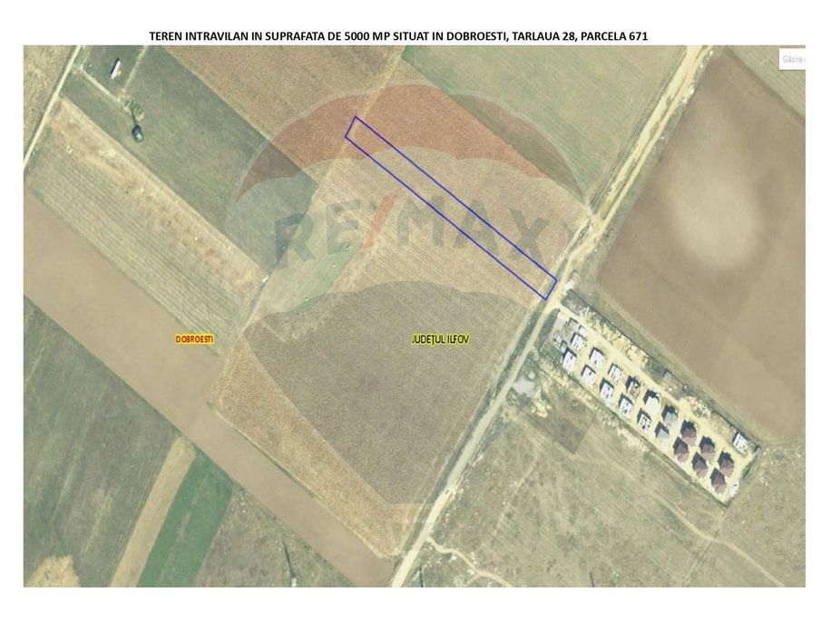 Dobroesti - teren intravilan 5000mp, Bulevardul Nordului