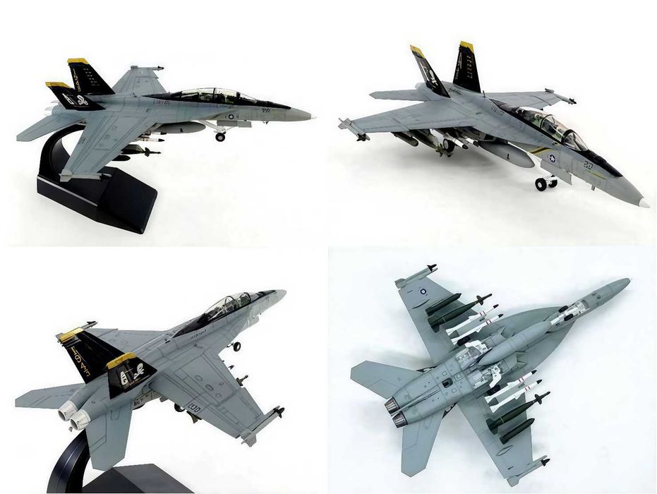 Macheta avion metalica F/A-18F VFA-103 Super Hornet Pirate Ghost