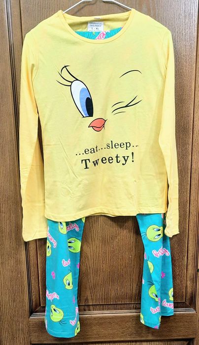 Pijama cu mâneca lungă, 100% bumbac, Made in Turcia