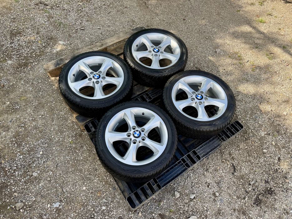 Алуминиеви джанти 17" 5x120+НОВИ ГУМИ DOT2625 Kumho-BMW X3,E87,E60,F20