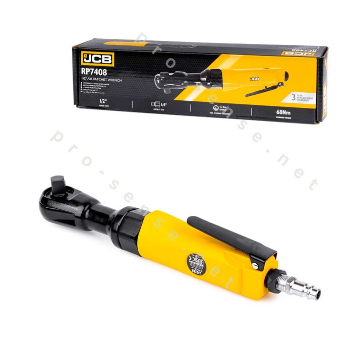 Пневматична тресчотка на въздух 1/4″ 36Nm /малка/ и 1/2″ 68Nm /голяма/ JCB