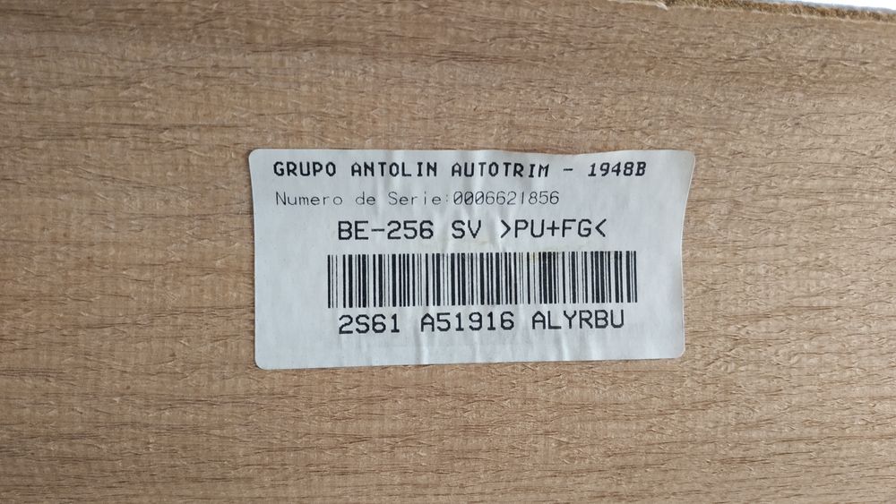 Облицовка таван Форд Фиеста