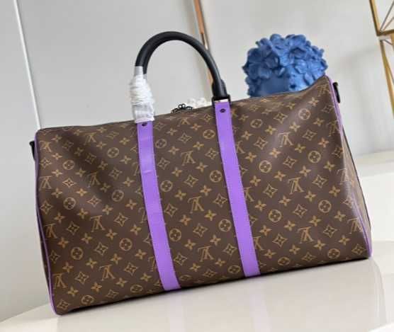 Geanta de voiaj Louis Vuitton, Keepall 50 cm, purple, Premium