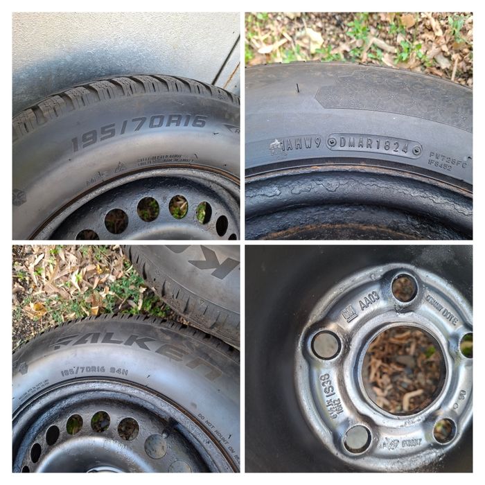 16" Opel Mokka 5X105mm + ЗИМНИ Гуми 195 70 16/ 5х105мм Опел Мока