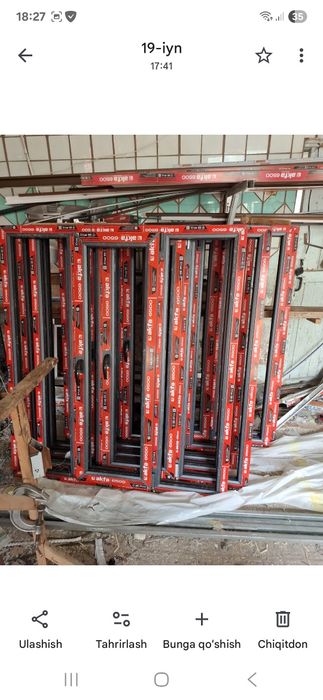 Akfa eshik romlar ishlab chiqaramiz sifatli arzon narhlarda.