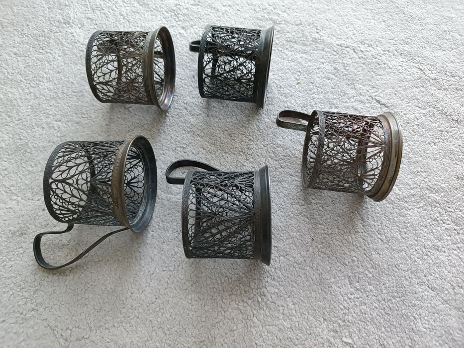 Подстаканники мельхиор