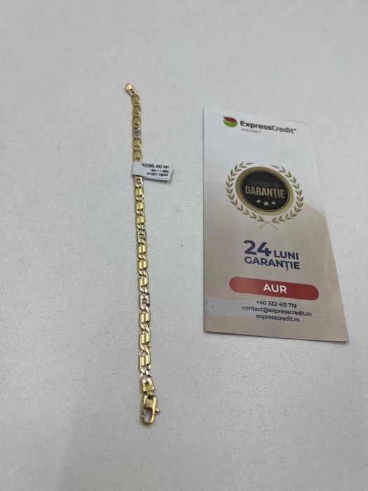 Bratara Aur 14K 18k (Ag25 Belvedere B.41087.1) Garantie 2 ani!