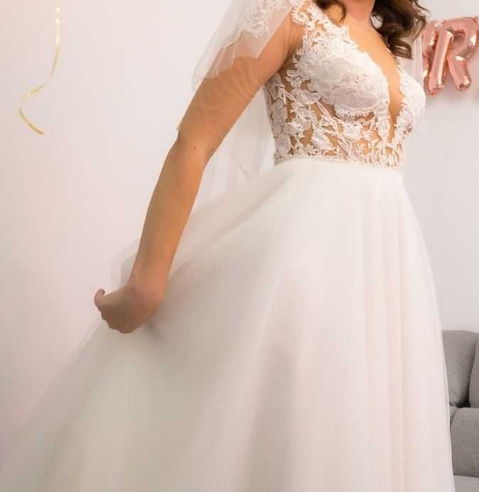 Rochie Mireasa A Line - 36-38, 1.62 cm