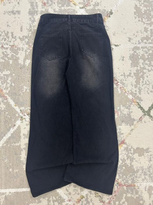 Широкие Черные джинсы baggy