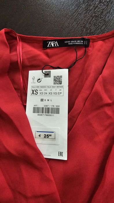 Body bluză Zara nou cu etichetă