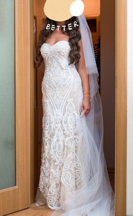 Висок клас дизайнерска булчинска/бална рокля