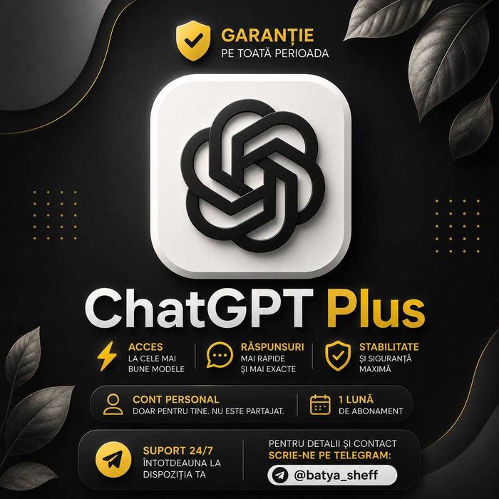 ChatGPT Plus | Codex | Garanție