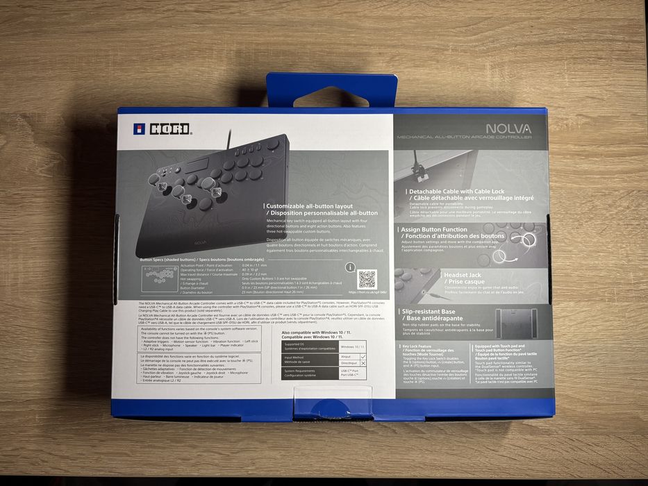 Controller PS5 / PC Hori Nolva Leverless - Tekken 8 / Street Fighter 6 / Mortal Kombat