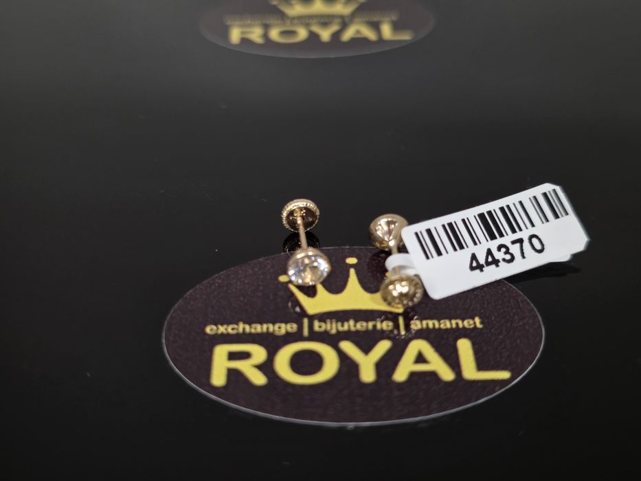Bijuteria Royal: Cercei aur 14k/0.66 gr