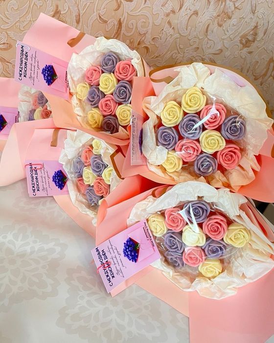 Шоколадные букеты на 8 марта!