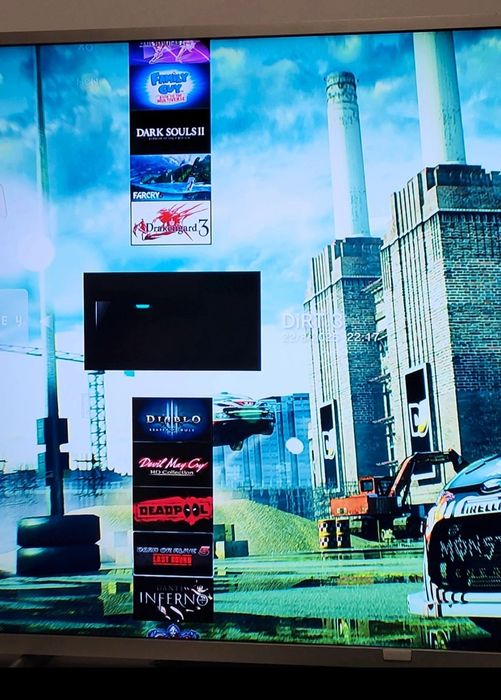 PS3 Superslim modat, 500 gb + controller + jocuri ps3 ( Gta 5,  Fifa)