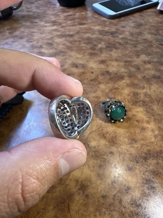 серебряное кольцо