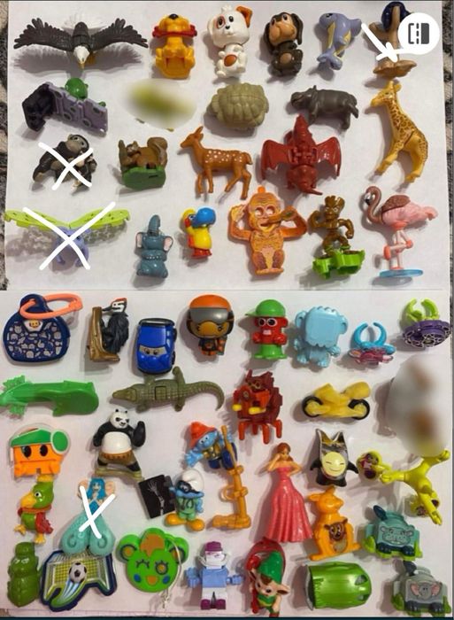 Играчки от яйца - Киндер и други