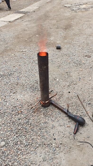 Горелка на отработке