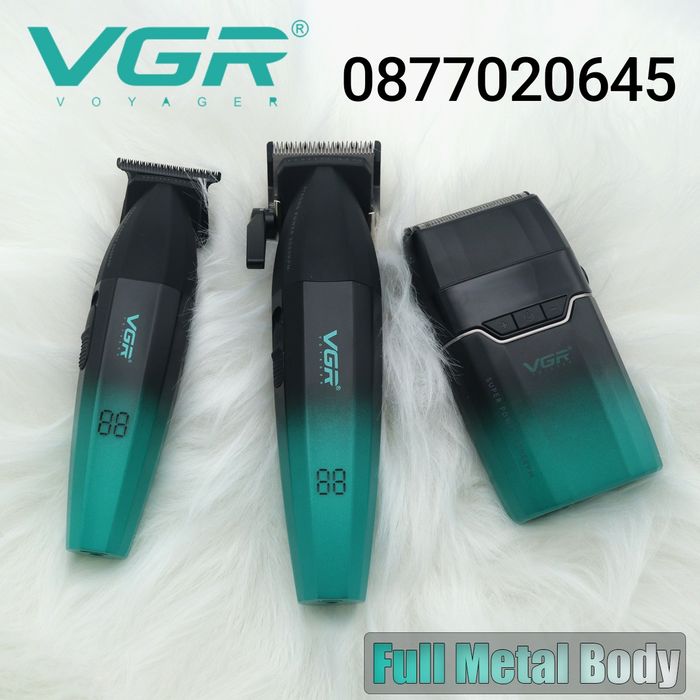 VGR 640 S3 3-в-1 машинка за подстригване за мъже професионален комплет