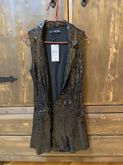 Пайетен къс гащеризон от Mango