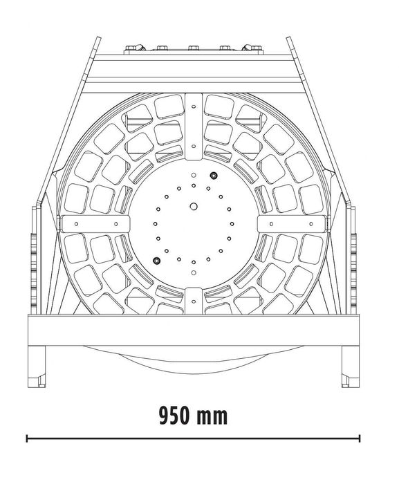 Cupă sortare MB S10-S4 – pentru mini excavatoare
