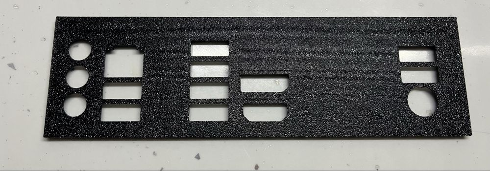 Set 2 buc - Shield I/O Personalizat pentru Placă de Bază | ASUS MSI Gigabyte ASRock si altele | La Comandă