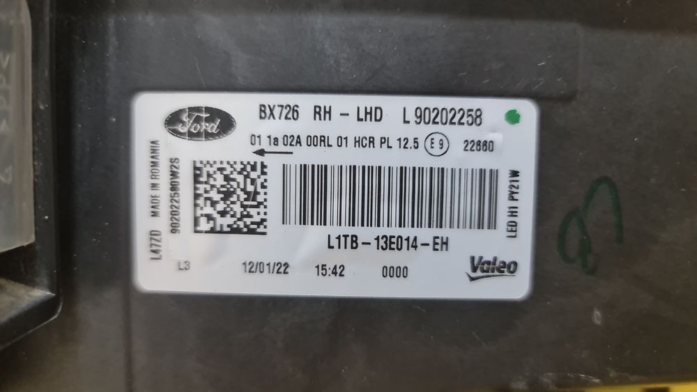 Far dreapta halogen led Ford Puma 2 facelift 2019+ L1TB13E014EH