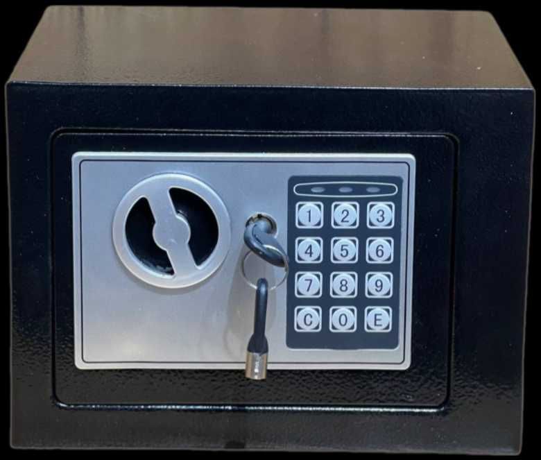 Сейф Металический Комбинированный на Коде и в Ключах